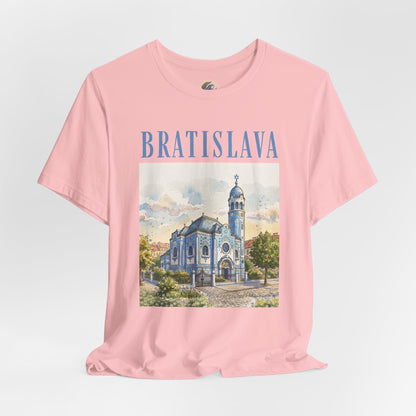 Bratislava Watercolor Church T-Shirt