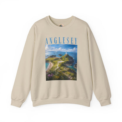 Anglesey Scenic Sweatshirt — Coastal Landscape Crewneck