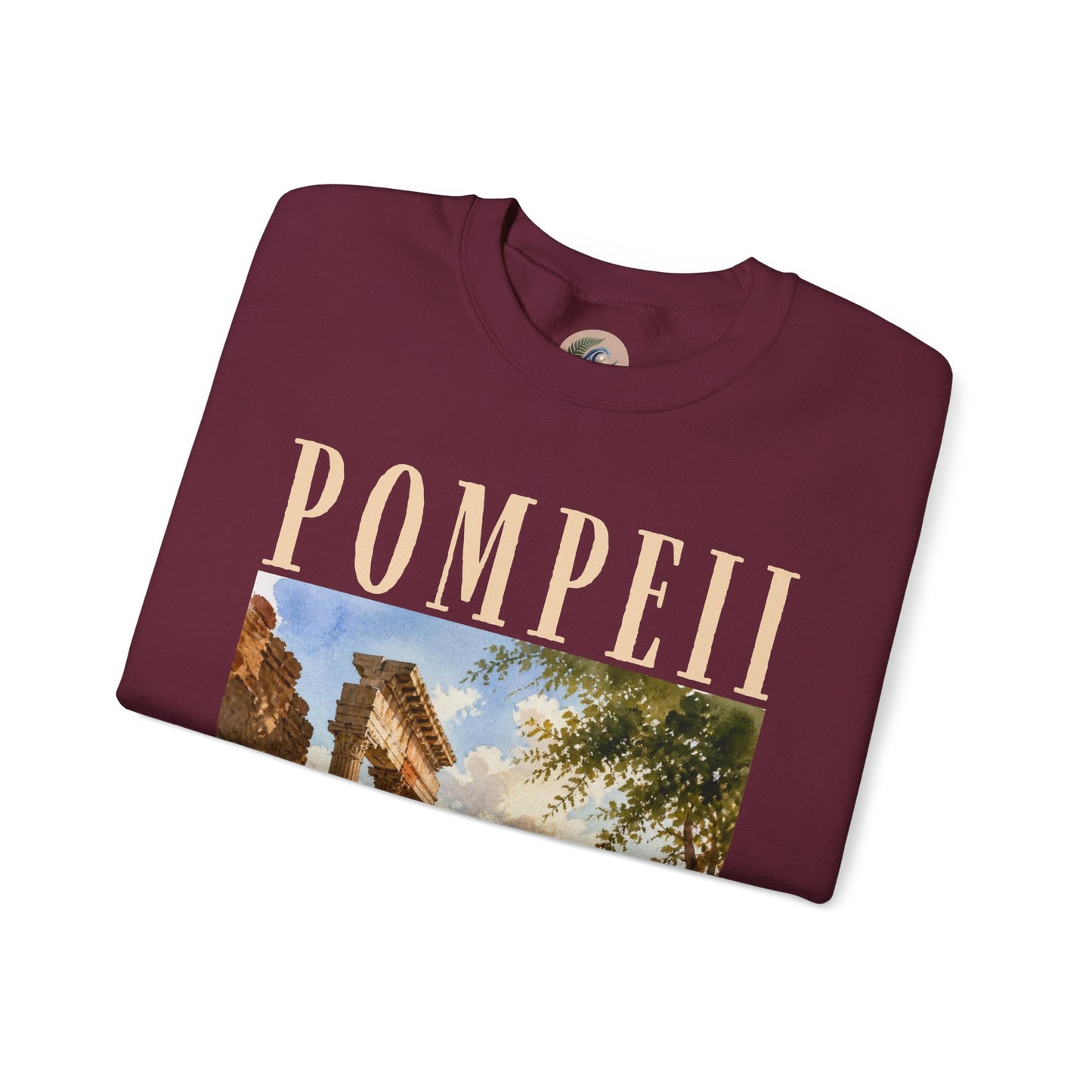 Pompeii Ruins Vintage Crewneck Sweatshirt