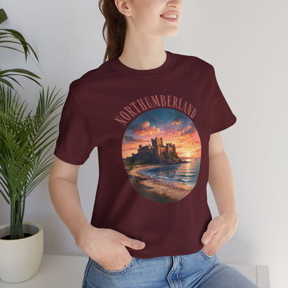 Northumberland Castle Sunset T‑Shirt