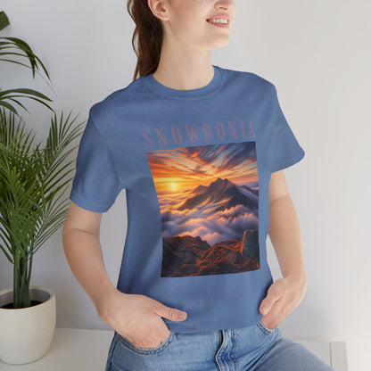 Snowdonia Mountain Sunset T‑Shirt