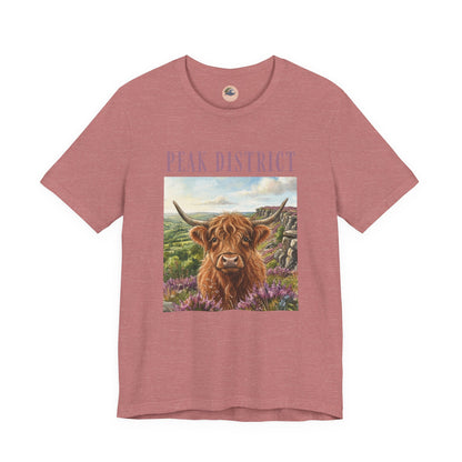 Peak District Highland Cow T‑Shirt