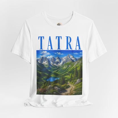 Tatra Mountains Scenic Tee — Mountain Landscape Graphic T-Shirt