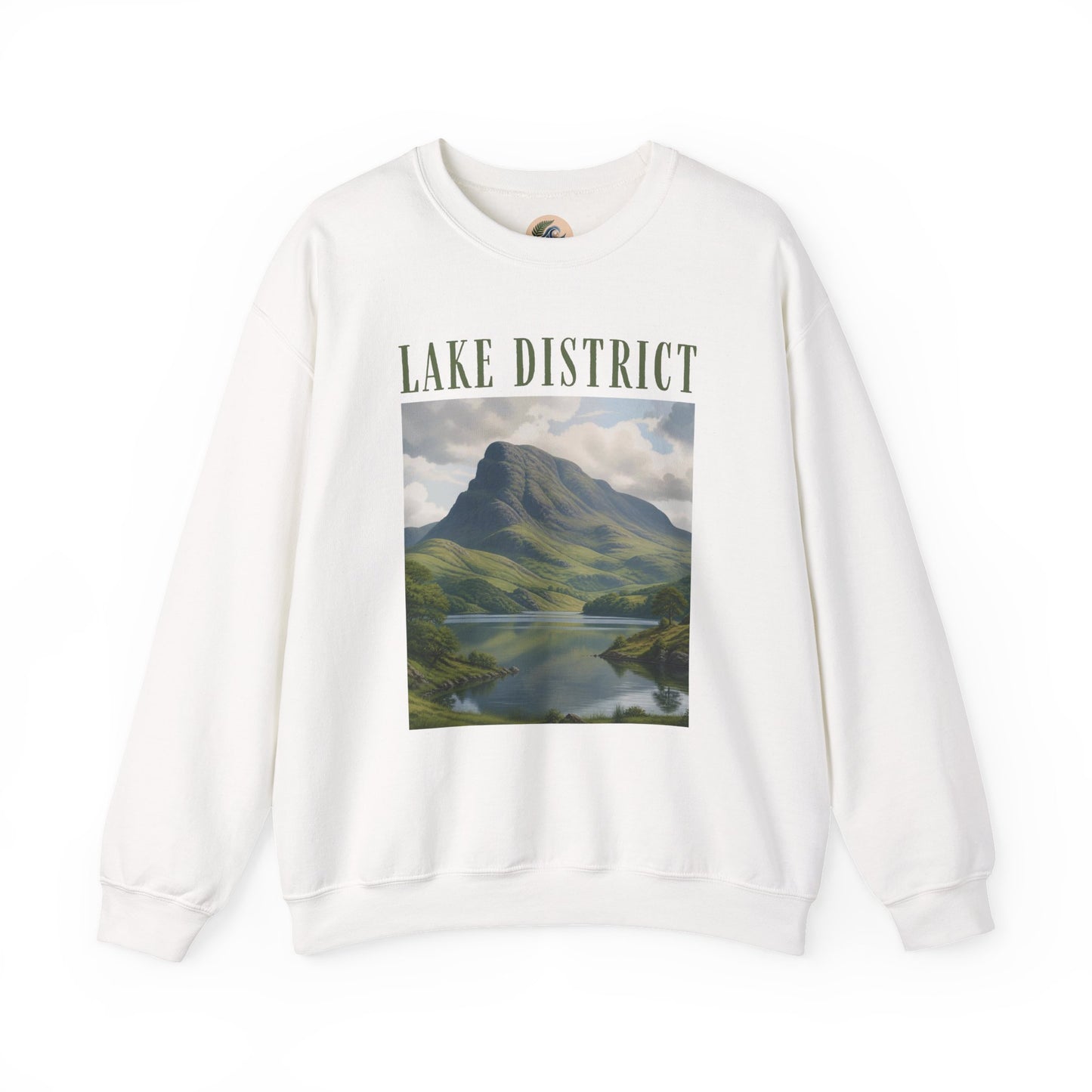 Lake District Scenic Sweatshirt — Vintage Landscape Crewneck