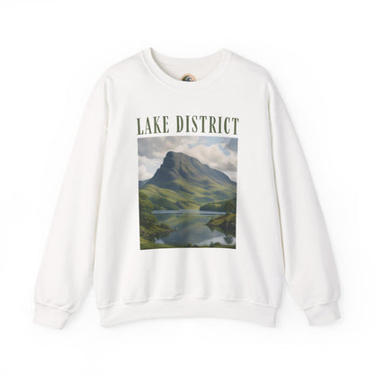 Lake District Scenic Sweatshirt — Vintage Landscape Crewneck