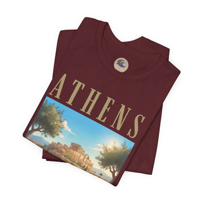 Athens Scenic Tee — Vintage Acropolis Travel T‑Shirt