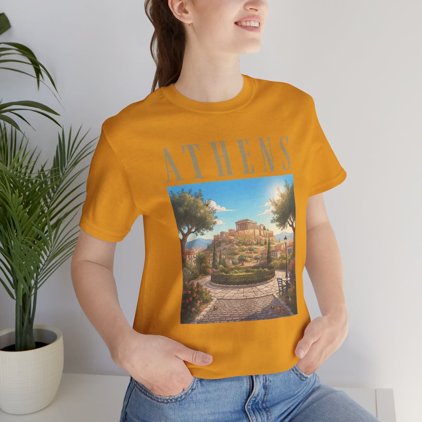 Athens Scenic Tee — Vintage Acropolis Travel T‑Shirt