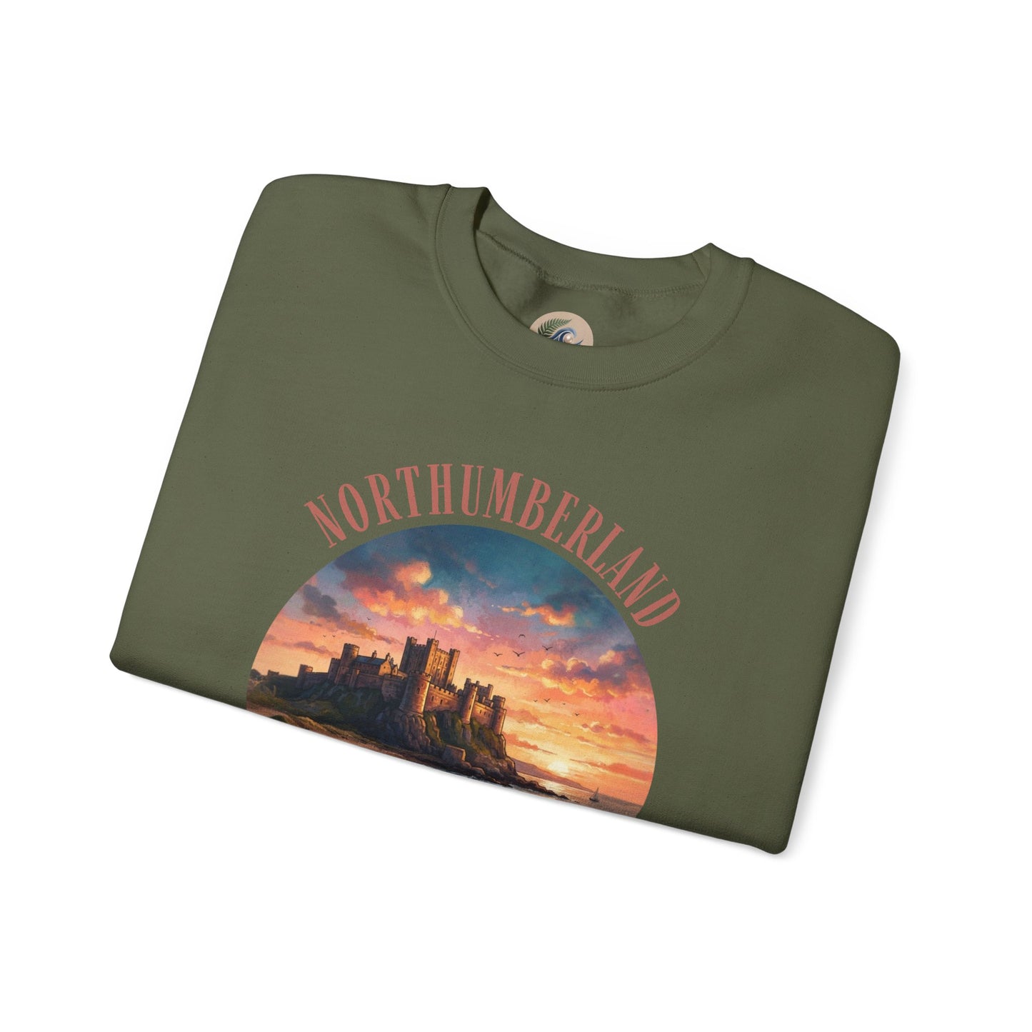 Northumberland Castle Sweatshirt — Scenic Sunset Crewneck