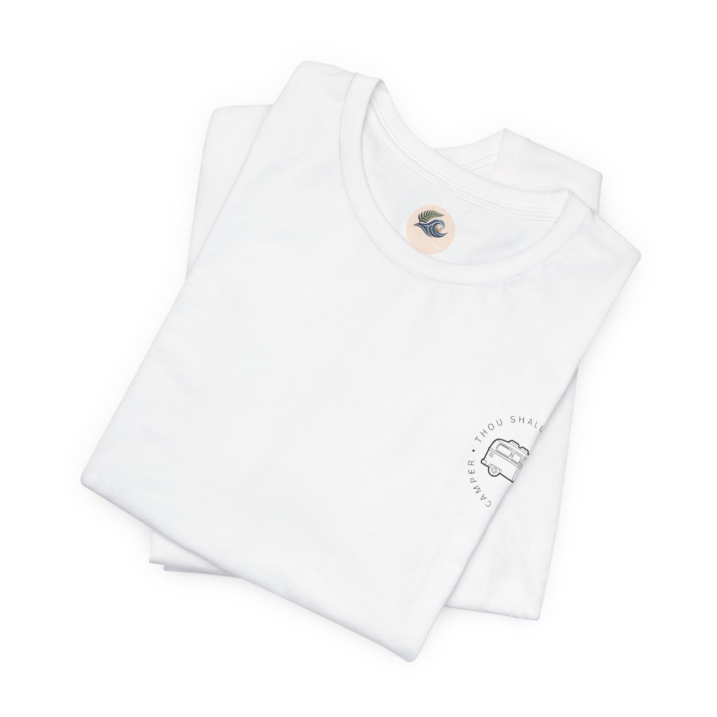 Vintage Camper Poop Graphic Tee — 'Adventure Awaits' Pocket T-Shirt