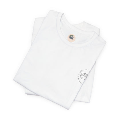 Vintage Camper Poop Graphic Tee — 'Adventure Awaits' Pocket T-Shirt