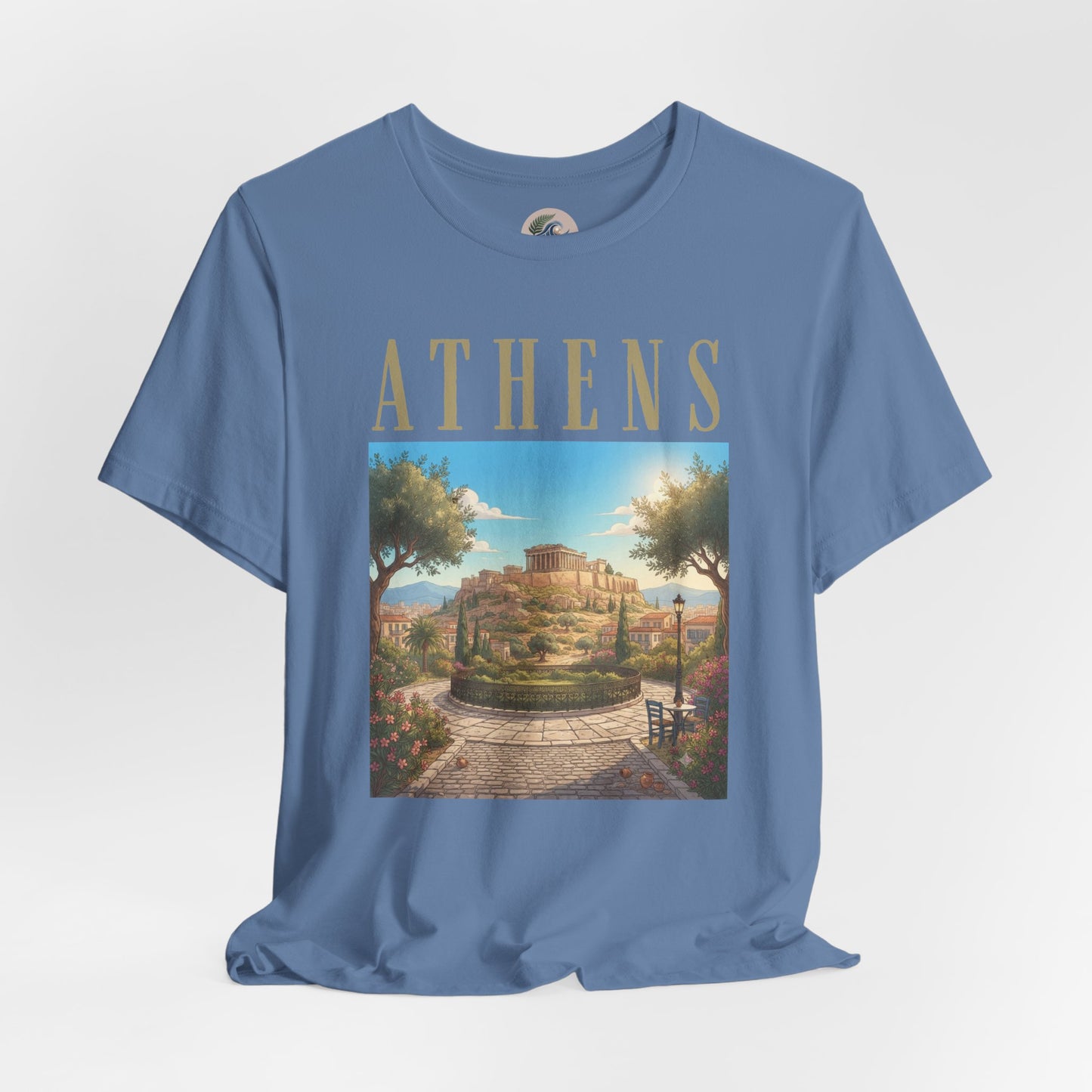 Athens Scenic Tee — Vintage Acropolis Travel T‑Shirt