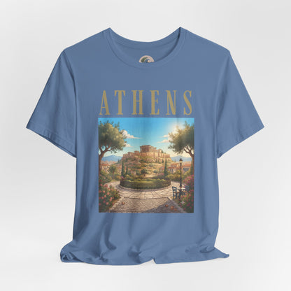 Athens Scenic Tee — Vintage Acropolis Travel T‑Shirt