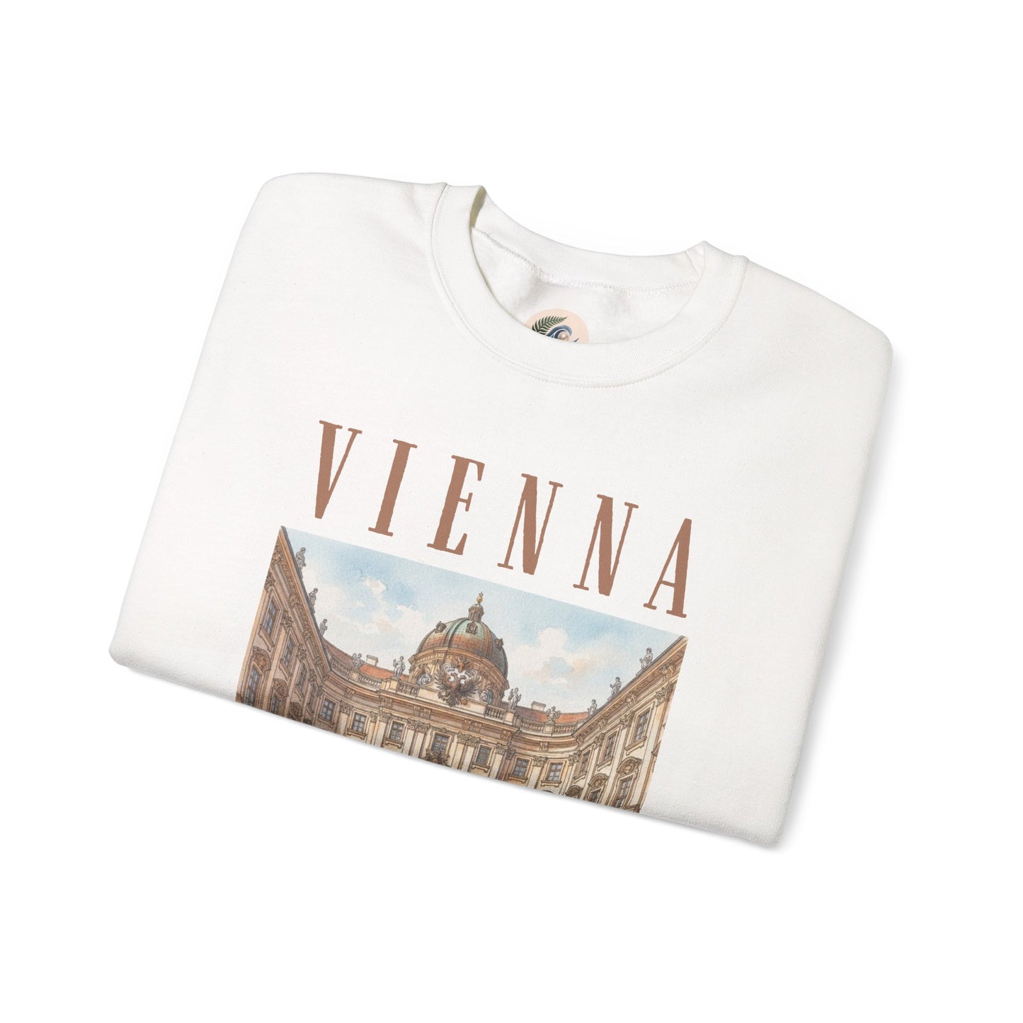 Vienna Palace Crewneck Sweatshirt — Vintage Vienna Travel Sweatshirt