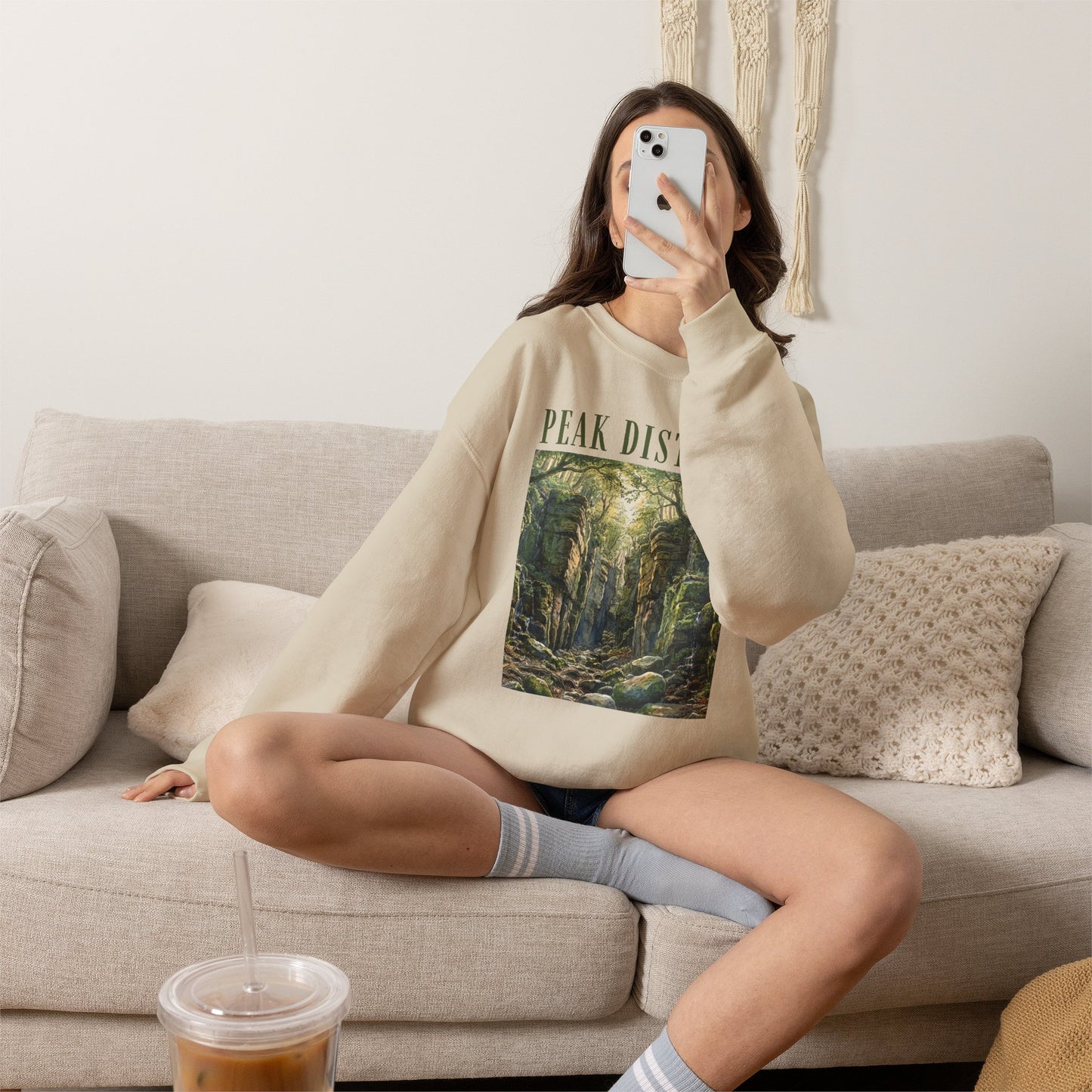 Peak District Luds Church - Scenic Crewneck Sweatshirt