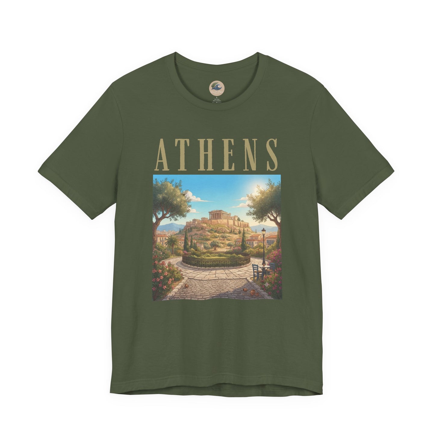Athens Scenic Tee — Vintage Acropolis Travel T‑Shirt