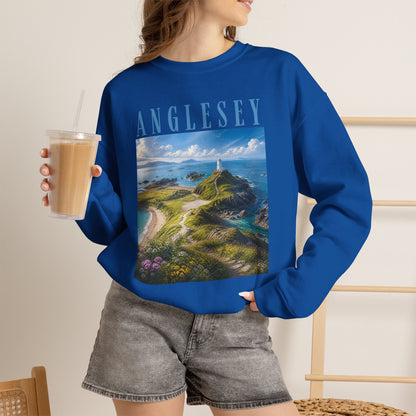 Anglesey Scenic Sweatshirt — Coastal Landscape Crewneck