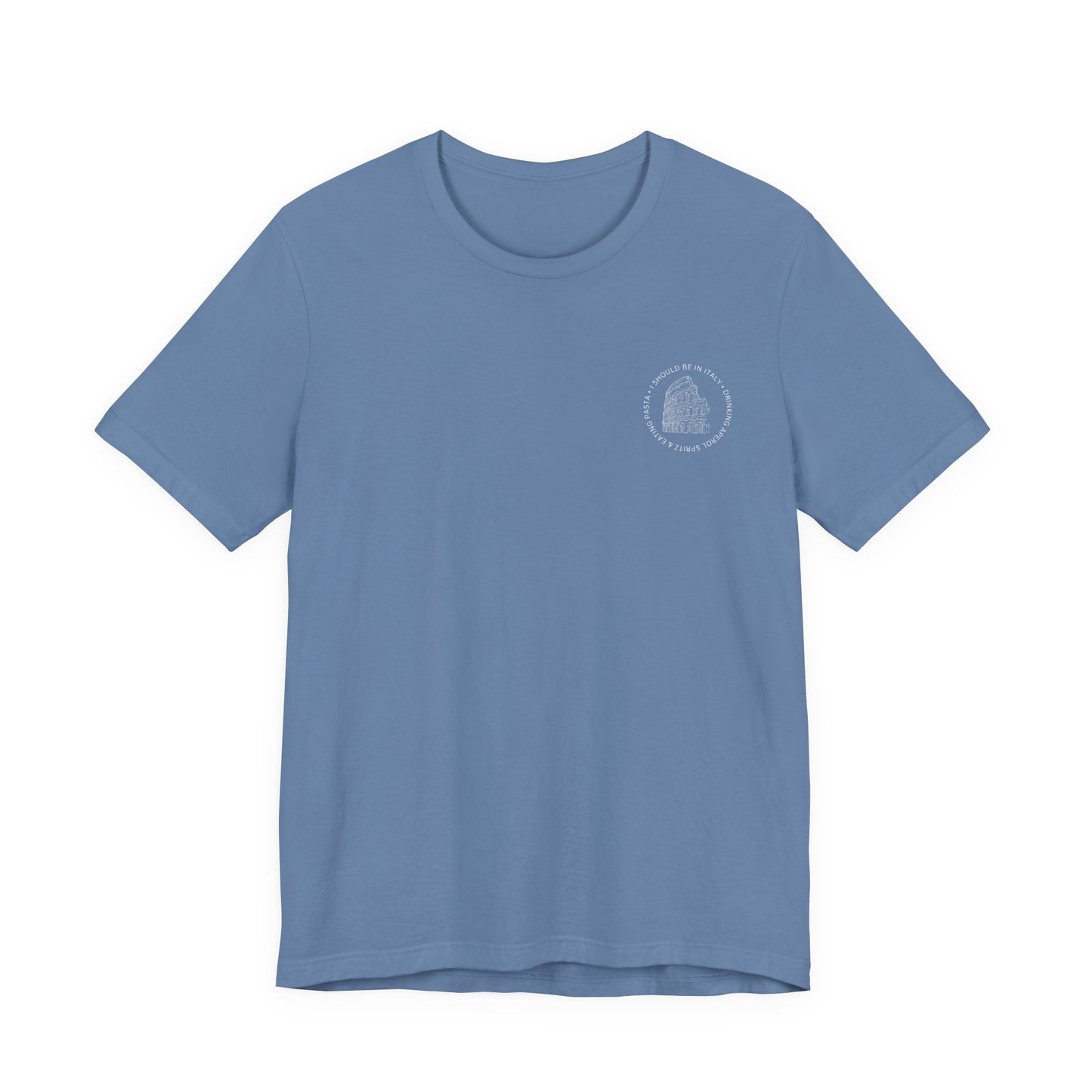 Aperol & Pasta Italy Tee — Minimalist Vintage Liberty Graphic T-Shirt