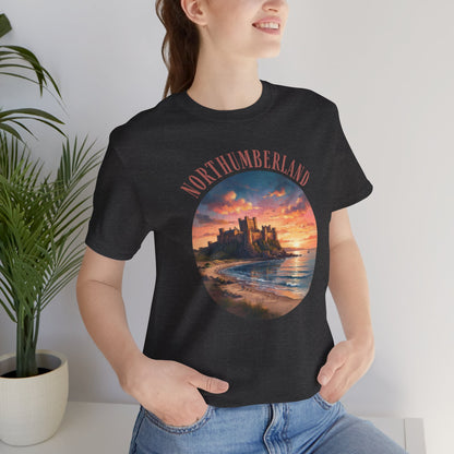 Northumberland Castle Sunset T‑Shirt