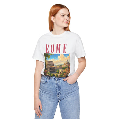 Rome Vintage Travel Tee — Colosseum Scenic Graphic T-Shirt