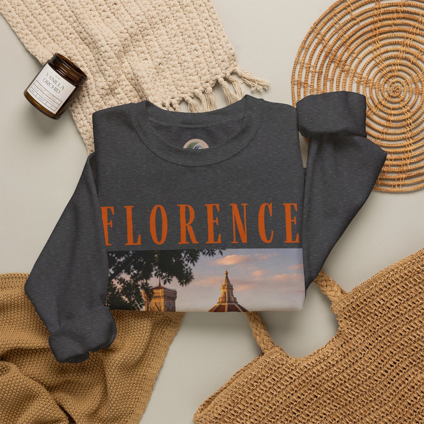 Florence Duomo Crewneck Sweatshirt – Vintage Travel Graphic