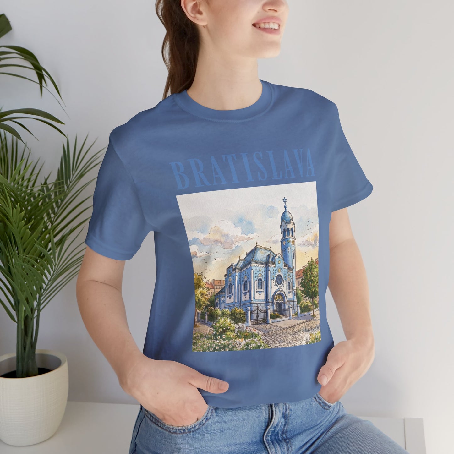 Bratislava Watercolor Church T-Shirt