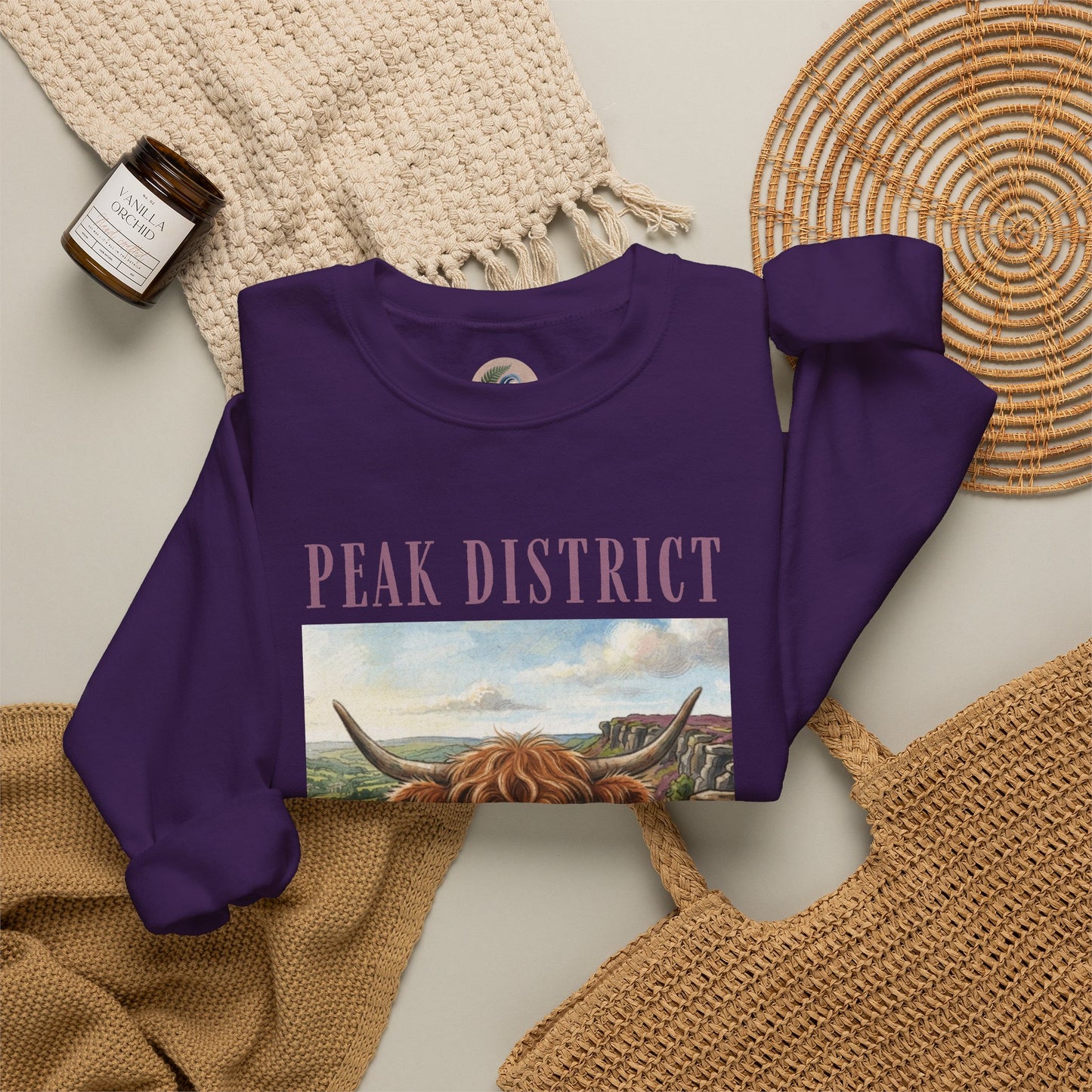 Peak District Highland Cow Sweatshirt