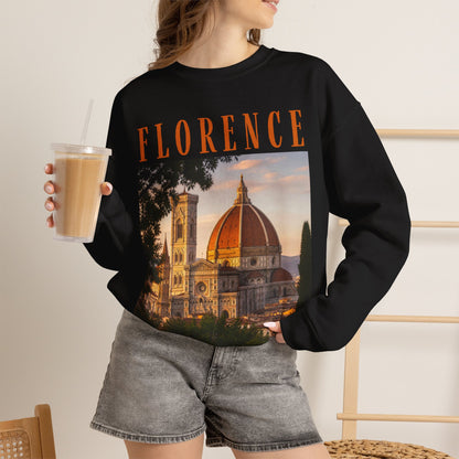 Florence Duomo Crewneck Sweatshirt – Vintage Travel Graphic