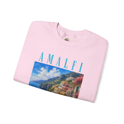Amalfi Coast Scenic Crewneck Sweatshirt