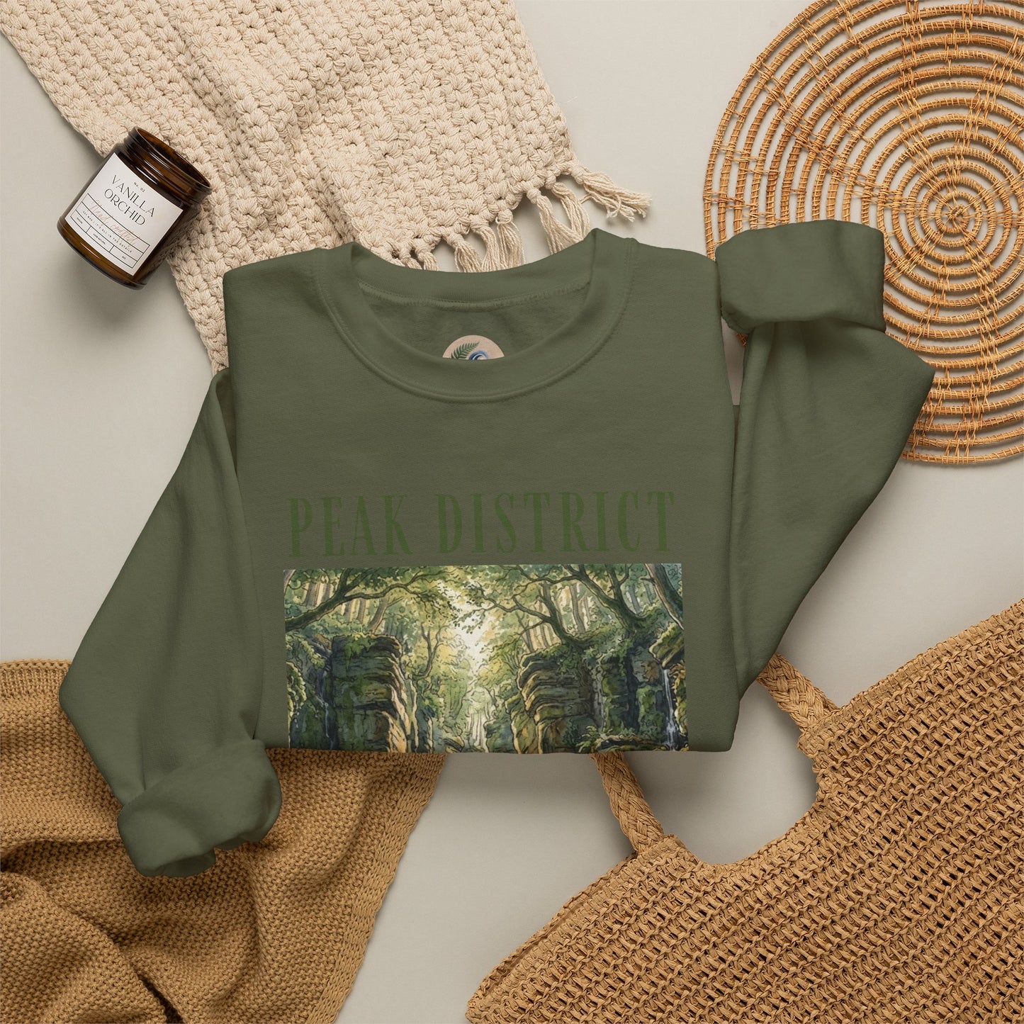 Peak District Luds Church - Scenic Crewneck Sweatshirt