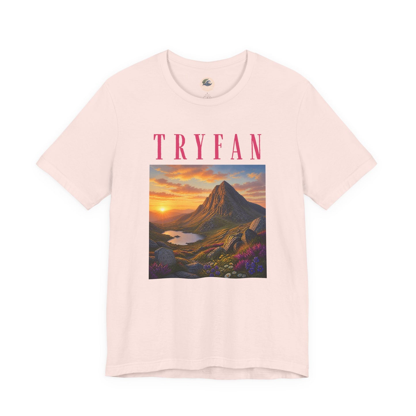Tryfan Mountain Tee — Scenic Sunset Landscape T‑Shirt