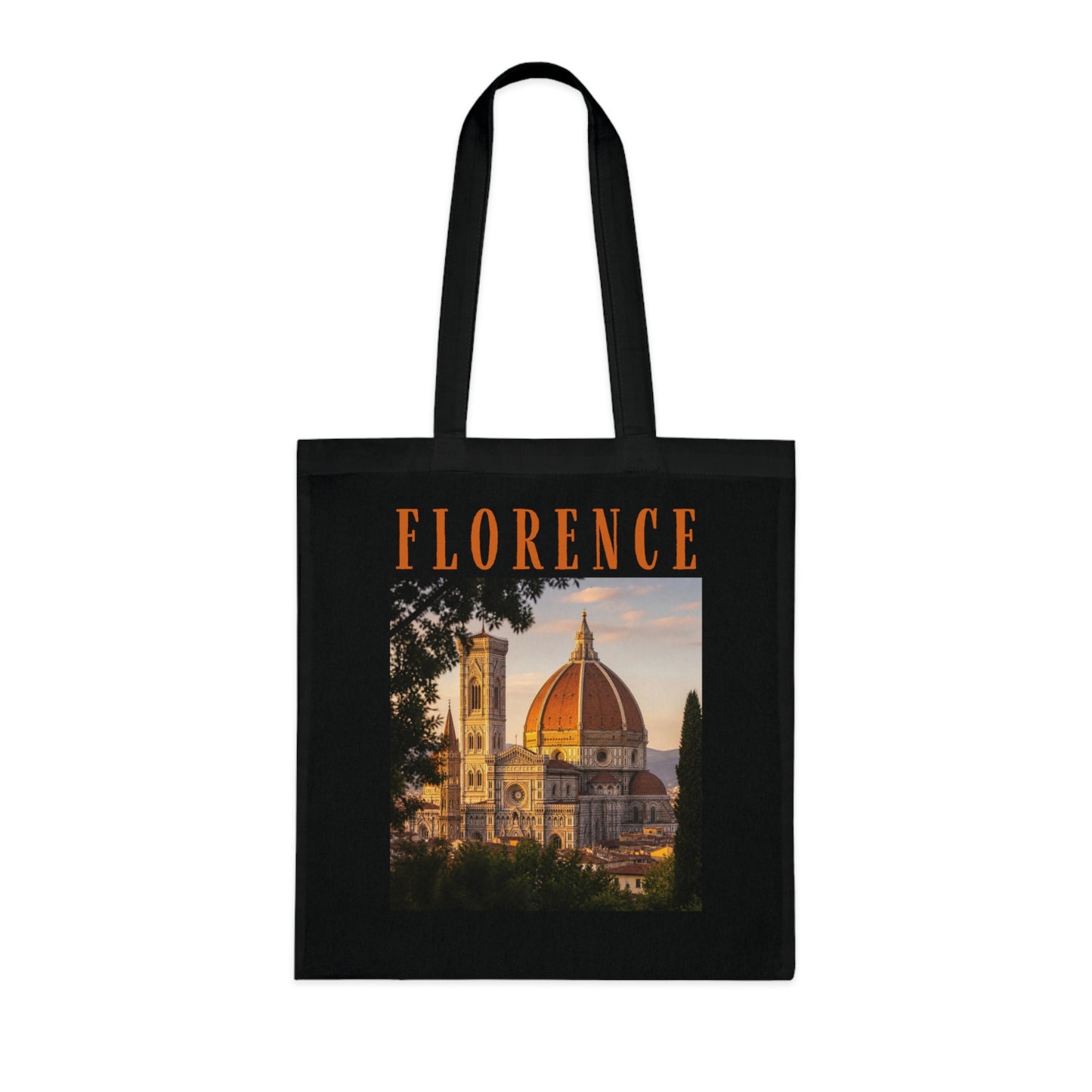 Florence Photo Tote Bag — Duomo Cathedral Travel Cotton Tote