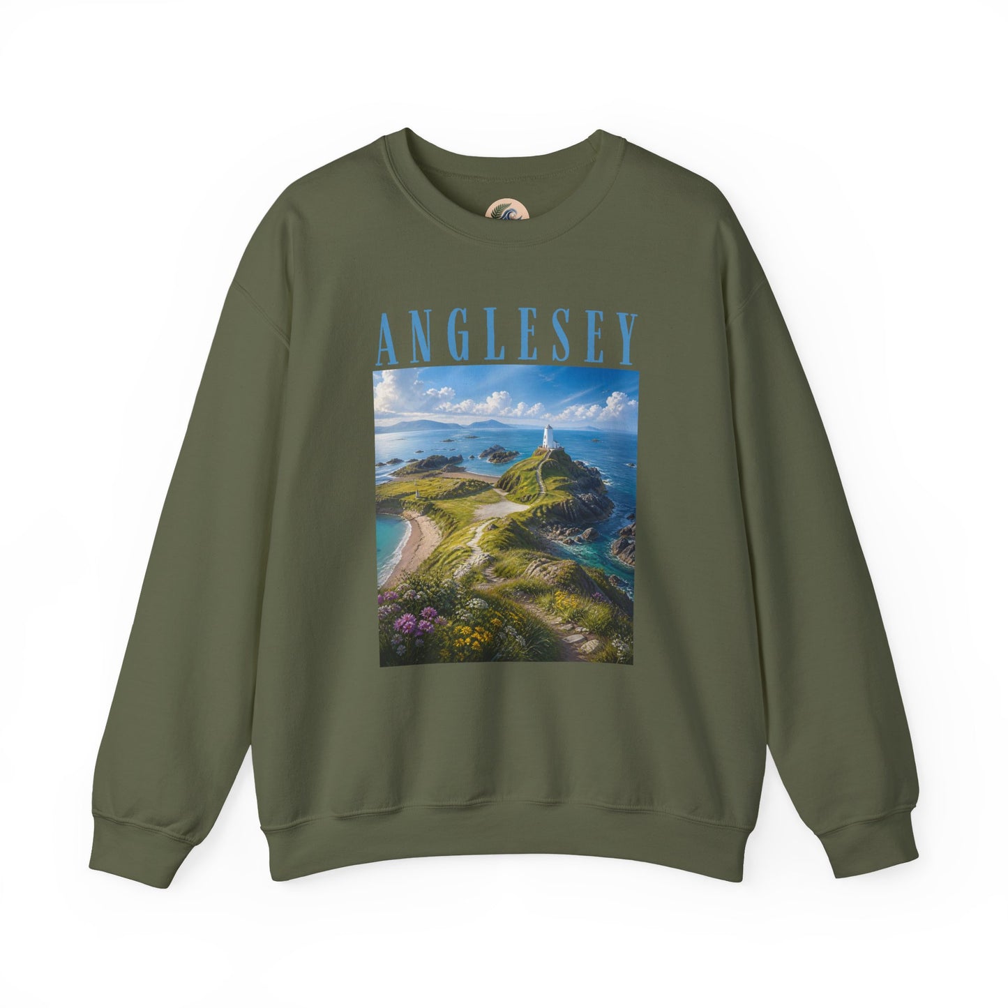 Anglesey Scenic Sweatshirt — Coastal Landscape Crewneck