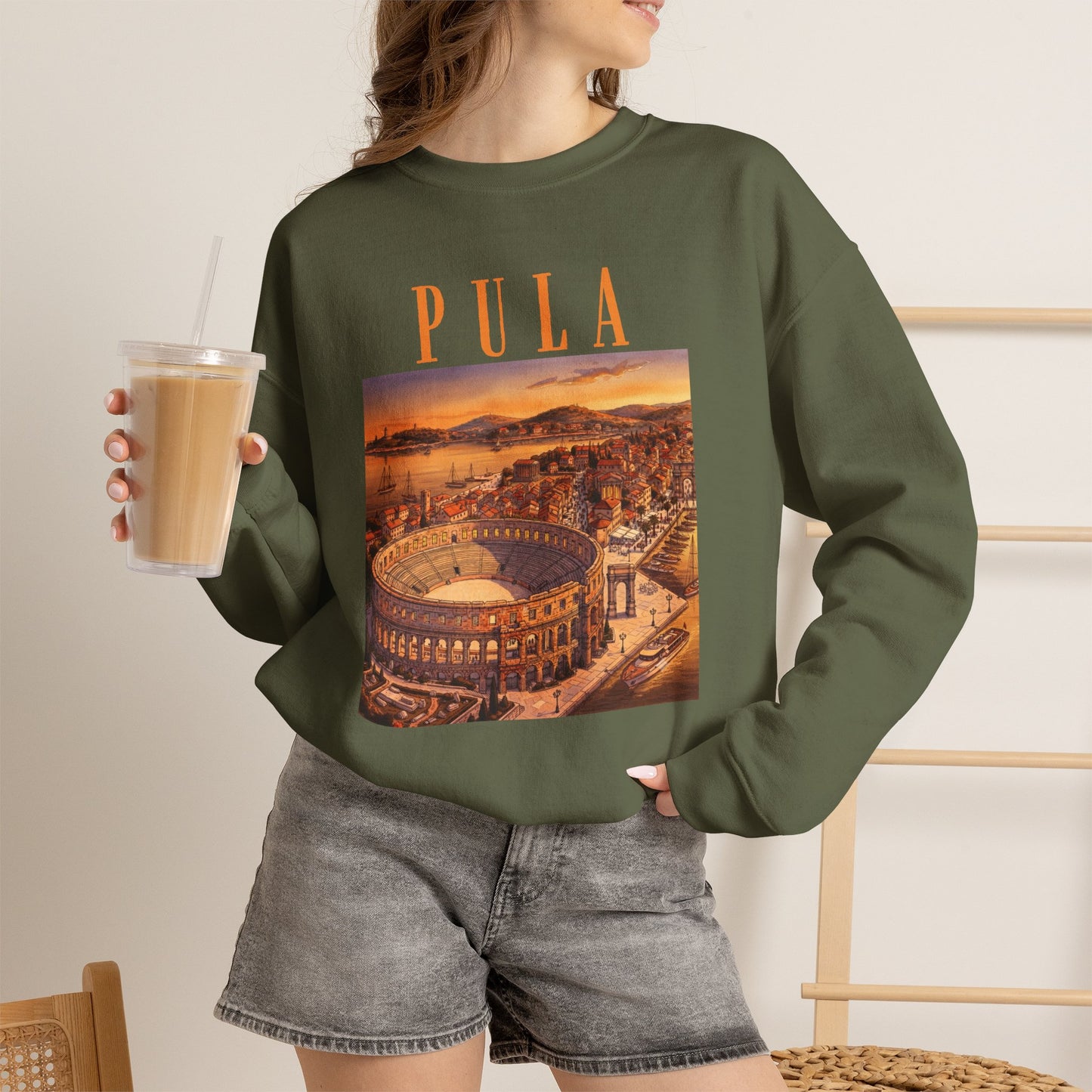 Pula Vintage Arena Crewneck Sweatshirt