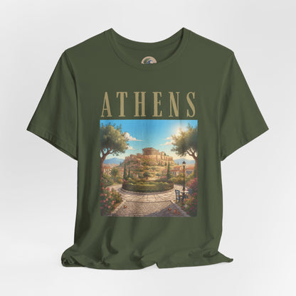 Athens Scenic Tee — Vintage Acropolis Travel T‑Shirt