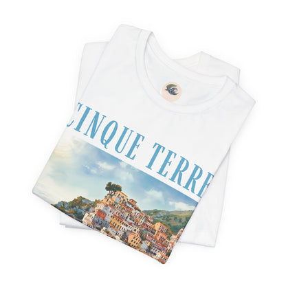 Cinque Terre Scenic Tee — Italian Coastline Travel T-Shirt