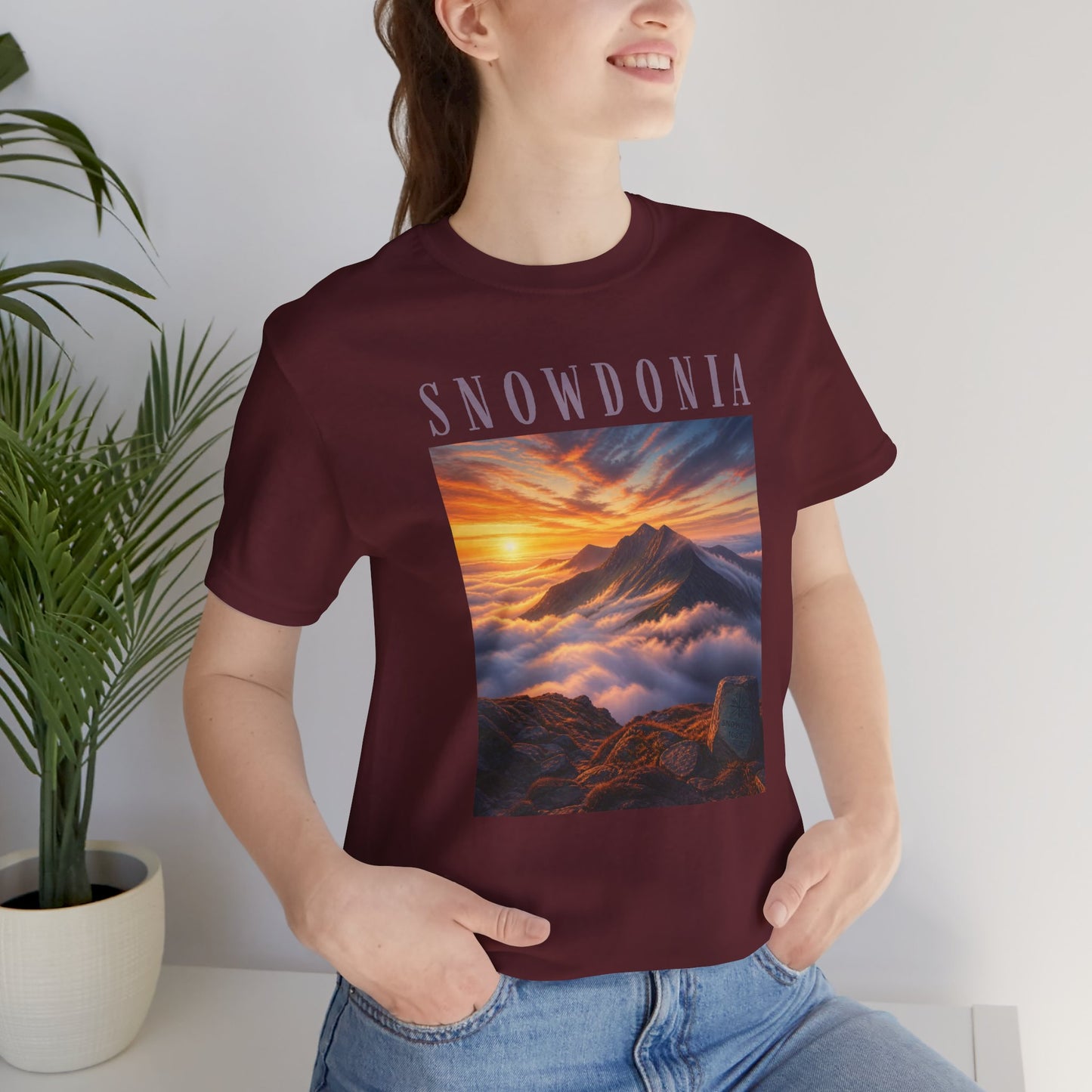 Snowdonia Mountain Sunset T‑Shirt
