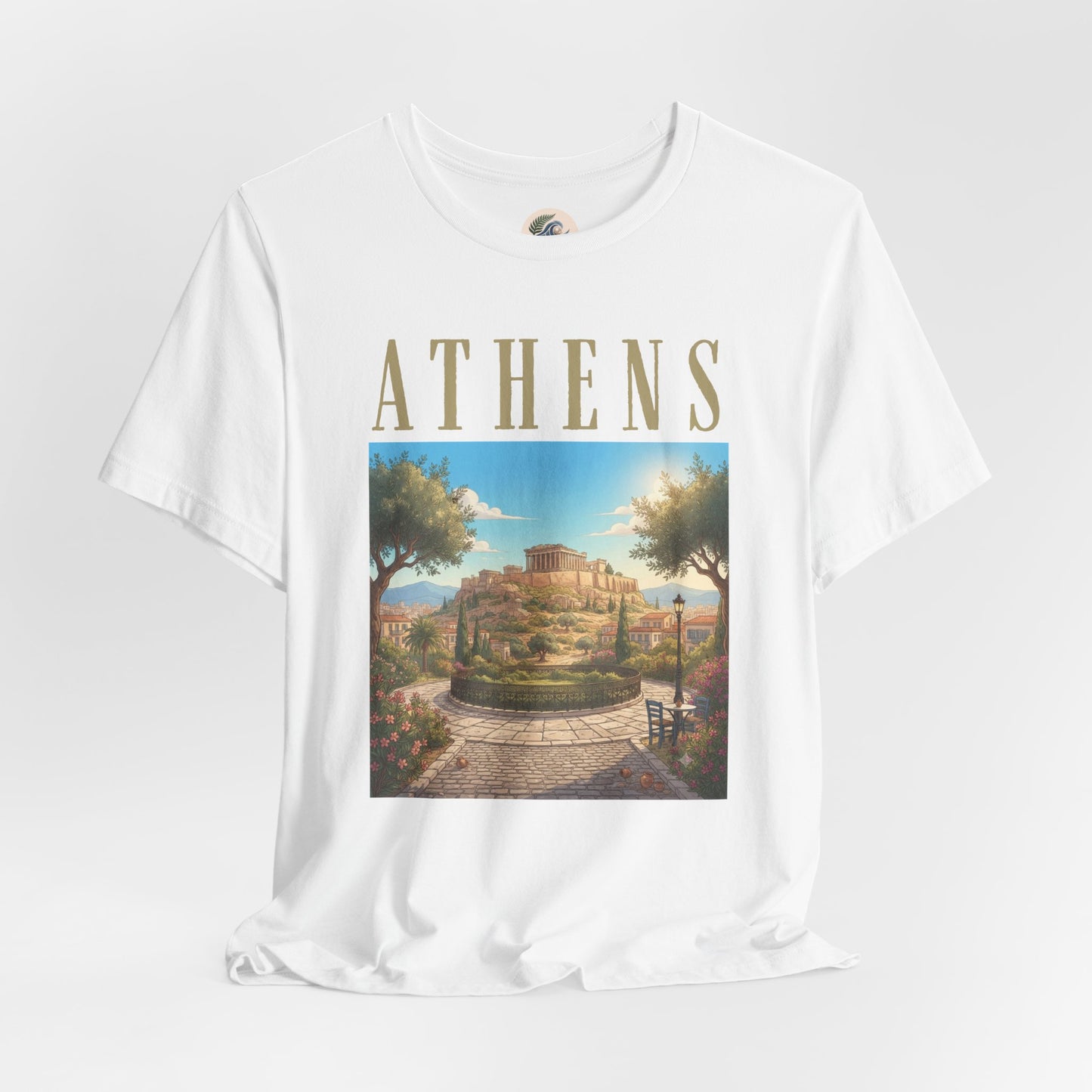 Athens Scenic Tee — Vintage Acropolis Travel T‑Shirt