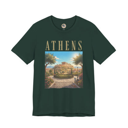 Athens Scenic Tee — Vintage Acropolis Travel T‑Shirt