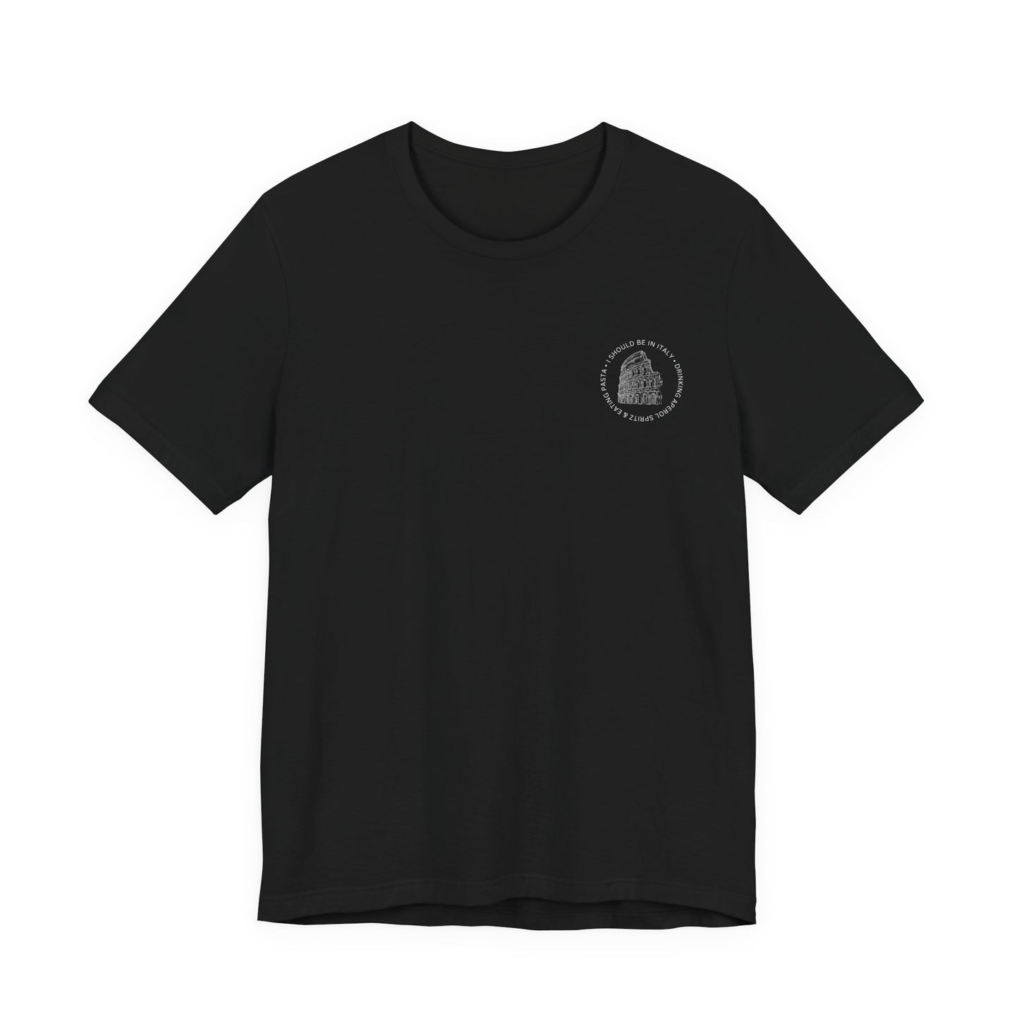 Aperol & Pasta Italy Tee — Minimalist Vintage Liberty Graphic T-Shirt