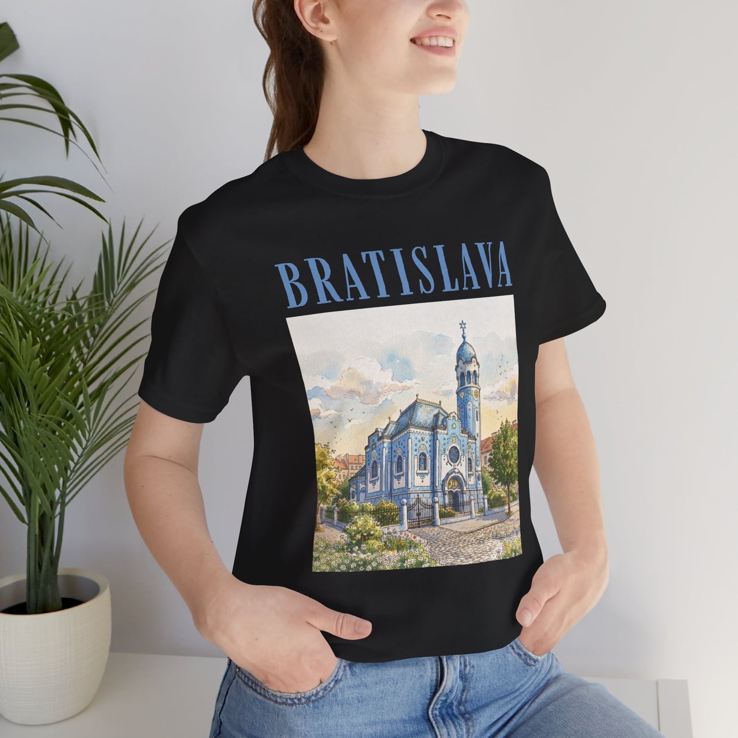Bratislava Watercolor Church T-Shirt