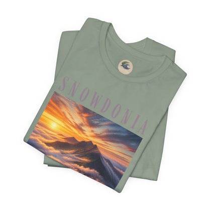 Snowdonia Mountain Sunset T‑Shirt