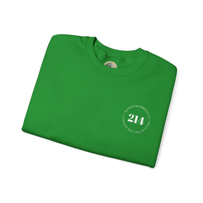 214 Wainwrights Minimalist Crewneck Sweatshirt — Small Chest Logo