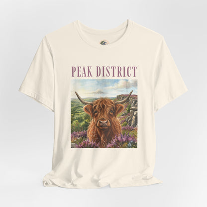 Peak District Highland Cow T‑Shirt