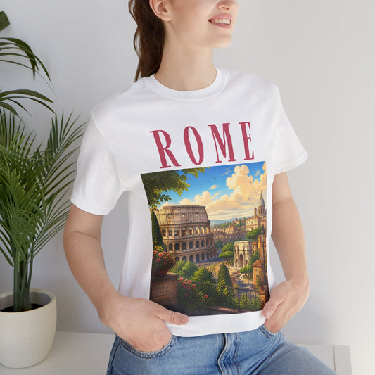 Rome Vintage Travel Tee — Colosseum Scenic Graphic T-Shirt
