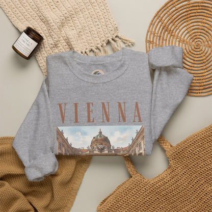 Vienna Palace Crewneck Sweatshirt — Vintage Vienna Travel Sweatshirt
