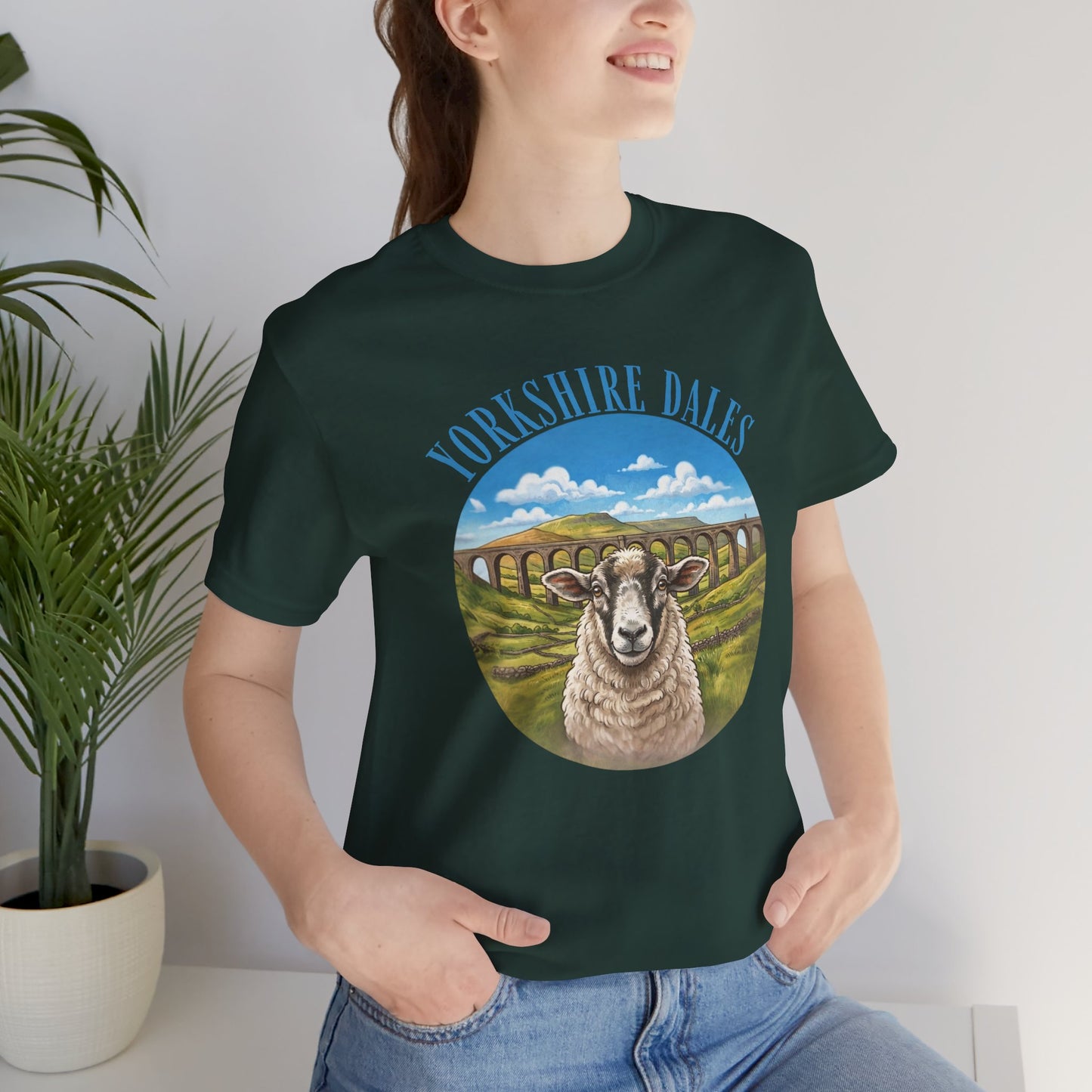 Yorkshire Dales Sheep T-Shirt — Scenic Countryside Tee