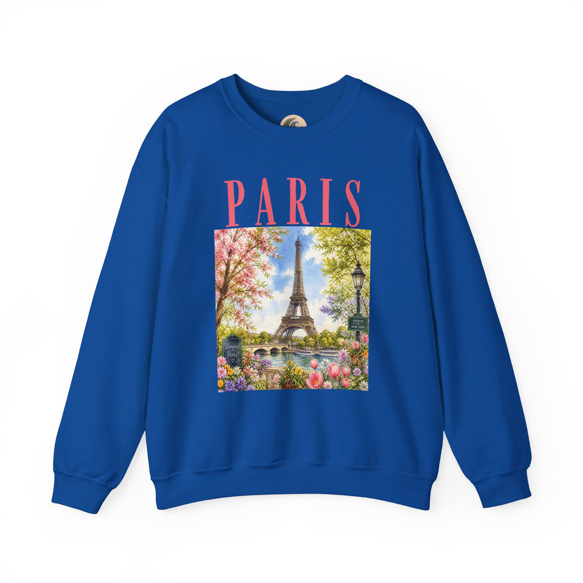 Paris Floral Eiffel Sweatshirt