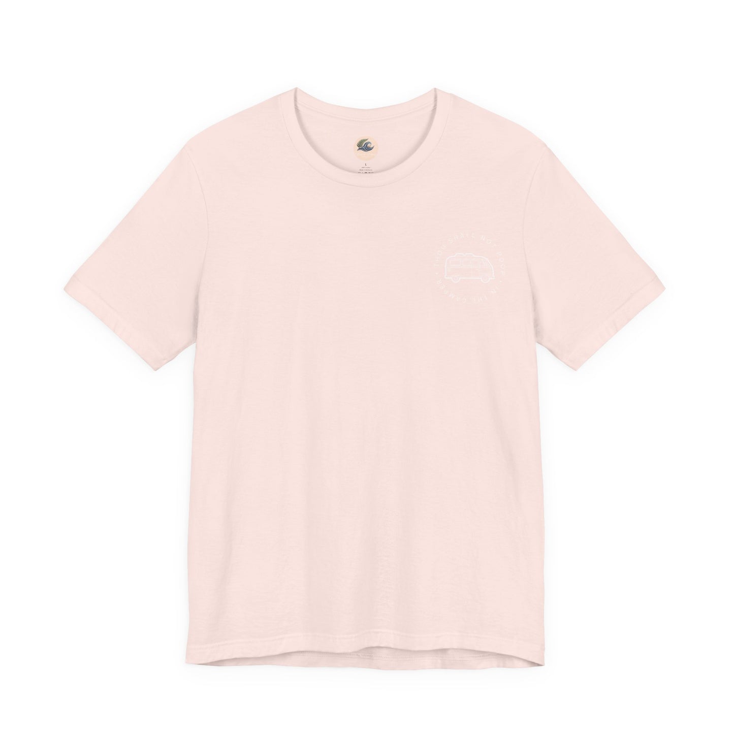 Vintage Camper Poop Graphic Tee — 'Adventure Awaits' Pocket T-Shirt