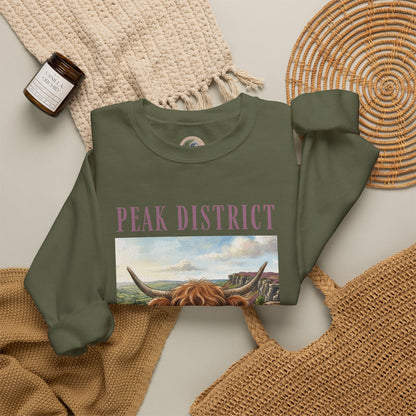 Peak District Highland Cow Sweatshirt