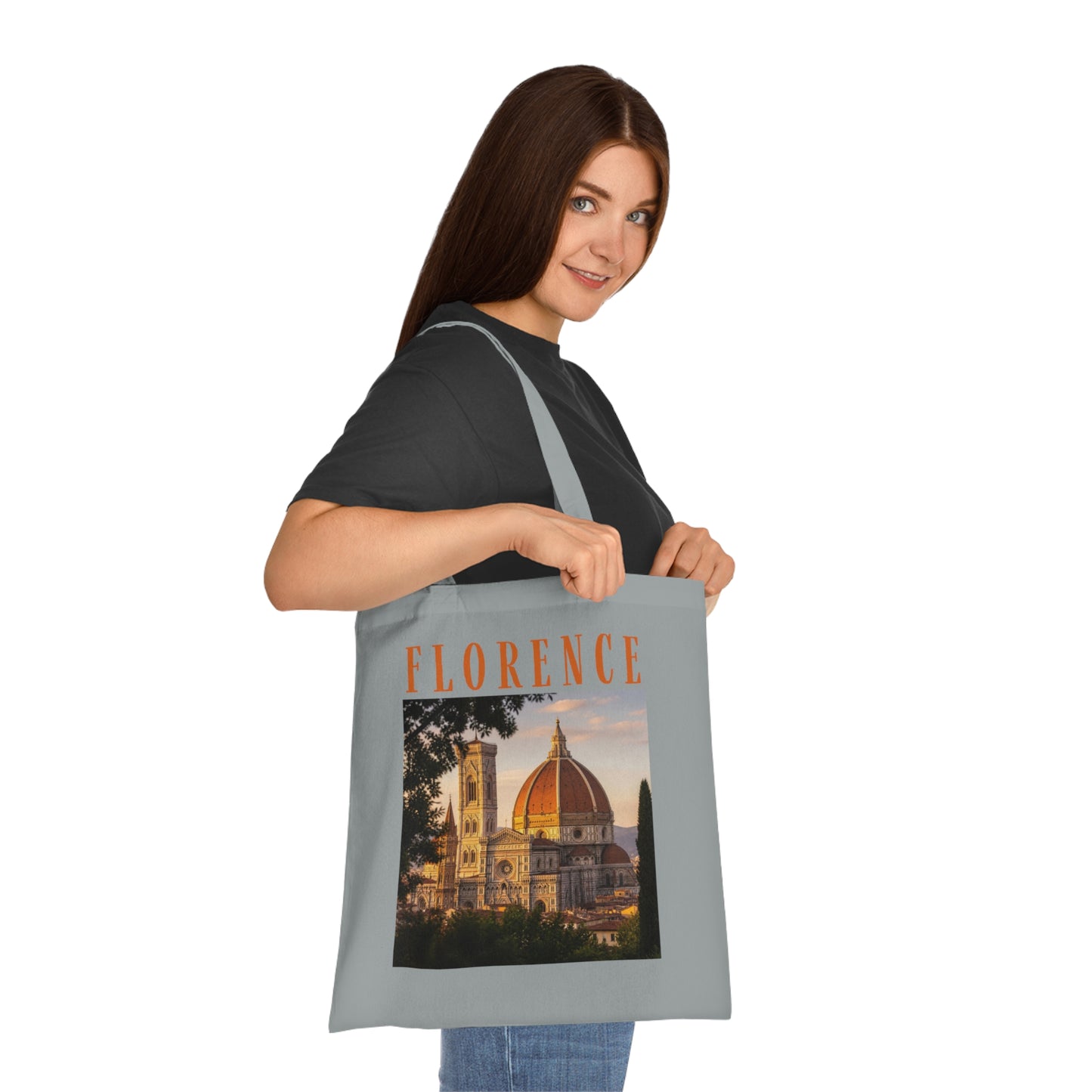 Florence Photo Tote Bag — Duomo Cathedral Travel Cotton Tote